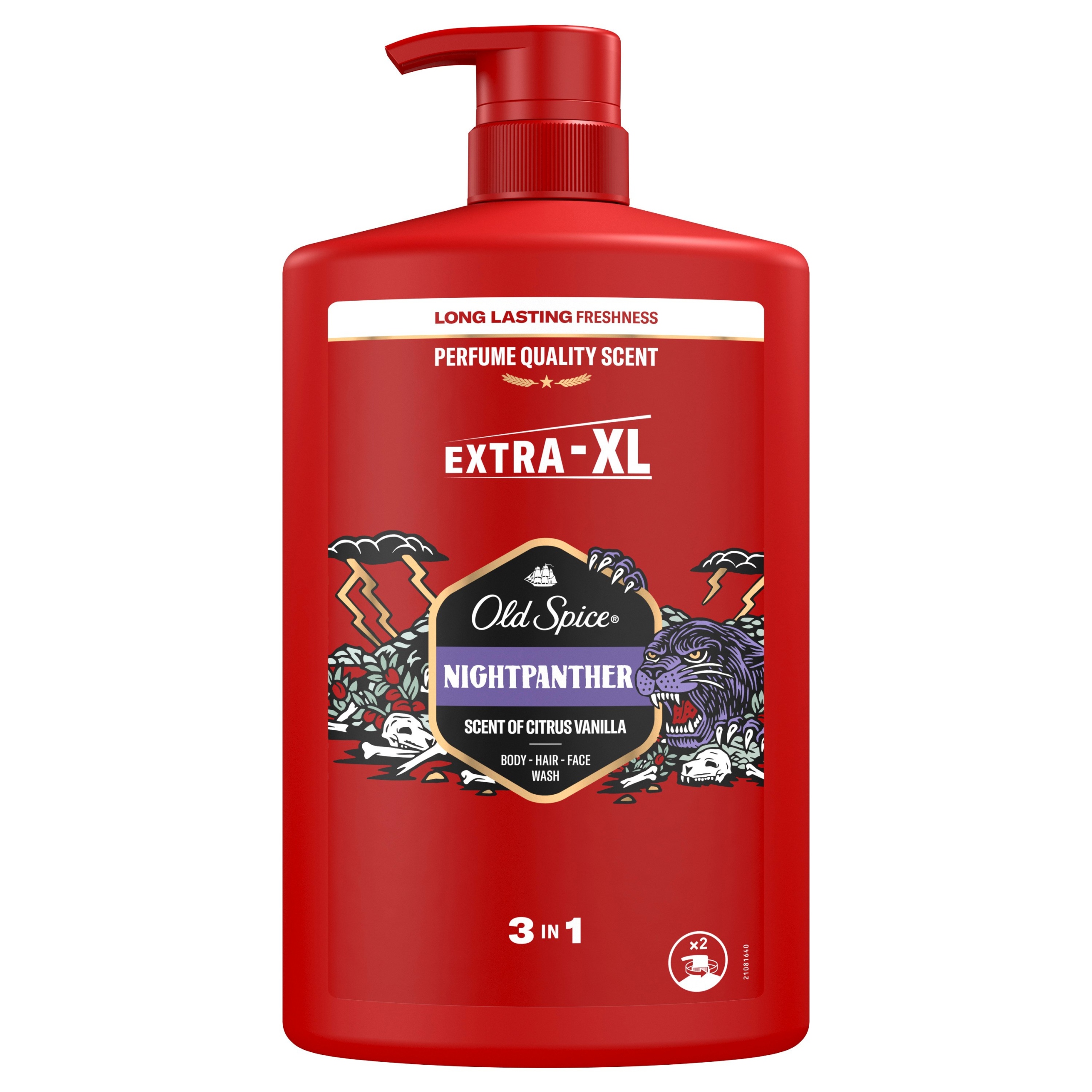 Old Spice Old Spice Night Panther żel pod prysznic i szampon 3w1 1000 ml