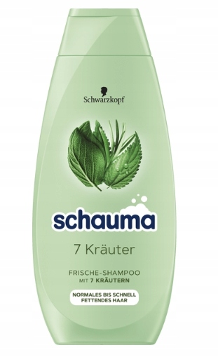 SCHAUMA Schauma 7 ziół szampon do włosów przetłuszczających się 400ml — Inhaltsstoffe i ocena